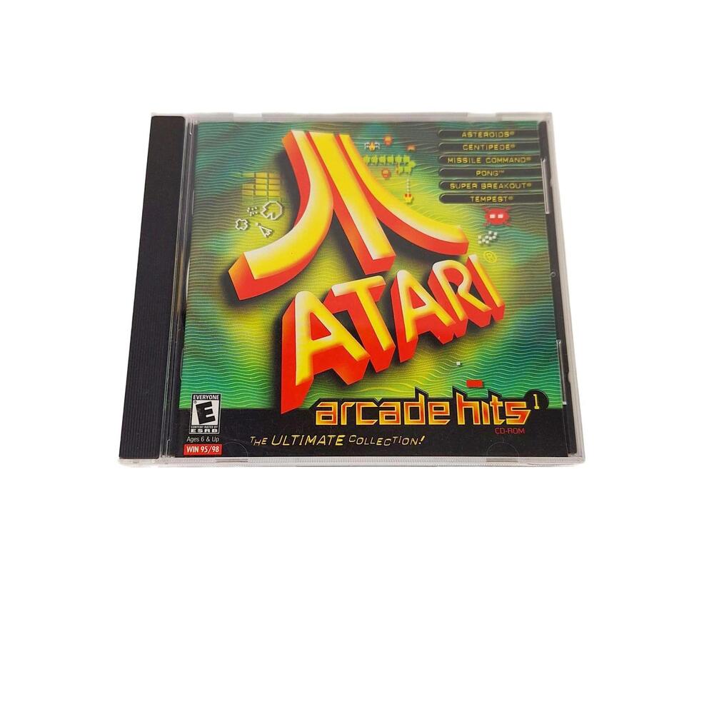 Atari Arcade Hits Volume 1 PC Game Windows 95 98 Asteroids Centipede Pong Retro